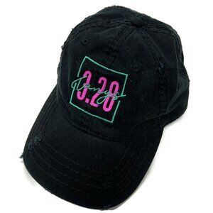 Otto‎ Distressed Black Hat Cap Tanys 3.28